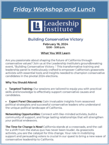 Building Conservative Victory Lunch Flyer